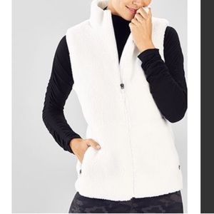 Fabletics White Sherpa jacket